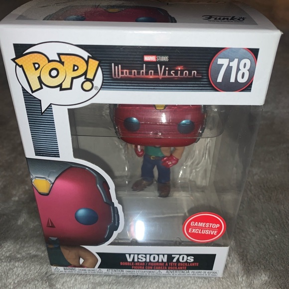 GameStop Game Stop Exclusive Funko Pop Vinyl Figure 718 Wanda Vision 70s New - Picture 2 of 7